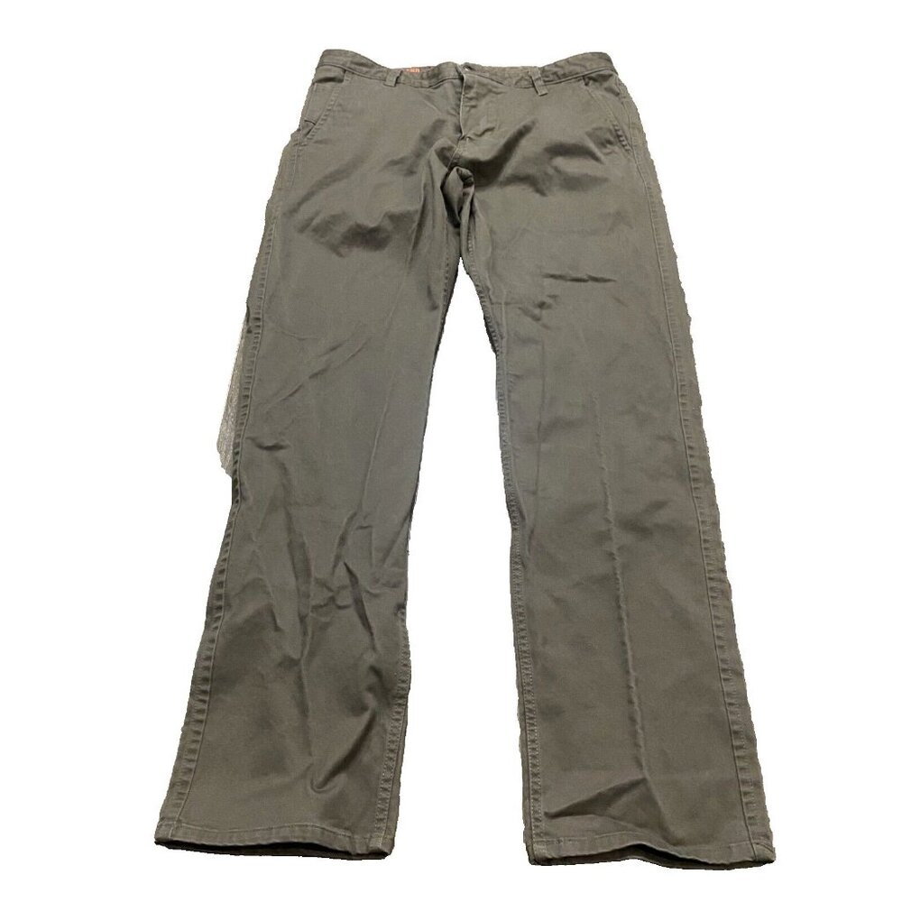 Dockers Khaki Flat Front Chino Pants Size 34 x 34 2249